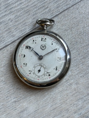 Montre gousset argentan mf - montre,