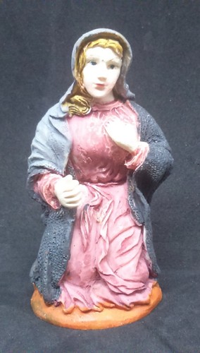 Santon résine marie neuf - en,
