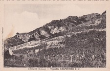 * 26 DROME * CROZES vignoble CHAPOUTIER & Cie - coteaux, raisins, récolte, vin