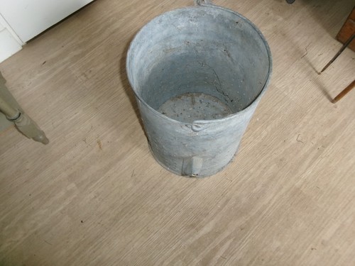 Ancien bac multiusages - ancien, zinc