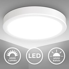 Plafonnier LED 18W 4.000K 28cm