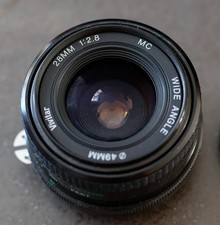 Objectif grand angle Vivitar 28mm 1:2.8 monture Nikon F AI
