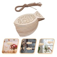  1 set drôle bricolage graffitis chips en bois de chanvre cordes enfants jouets