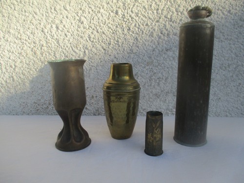 Ww1 lot anciens cuivre - de,