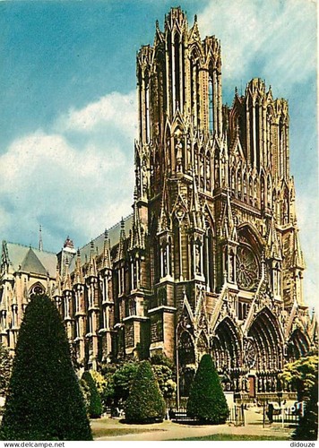 Carte postale reims - carte,
