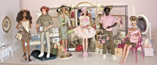 Barbie silkstone gold label - barbie,