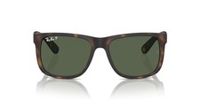 Lunettes de soleil Ray-Ban RB4165F JUSTIN pour homme RUBBER HAVANA 55 livrais...