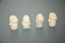 4 LUCIOLES  BONUX LESSIVE - glo friends - luxi luxioles - vintage - 1988