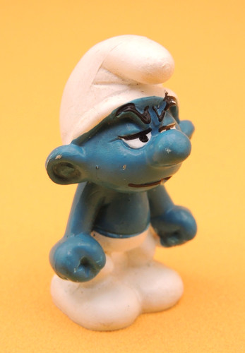 Figurine schtroumpfs grognon - -,