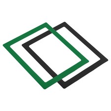 Magnétique Photo Cadre, 2pcs 8.5x11 Pouce Image avec Support PVC Vert