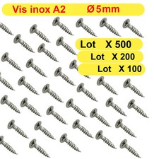 Vis Bois inox A2 Ø 5mm