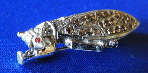 Broche cigale art déco - , en