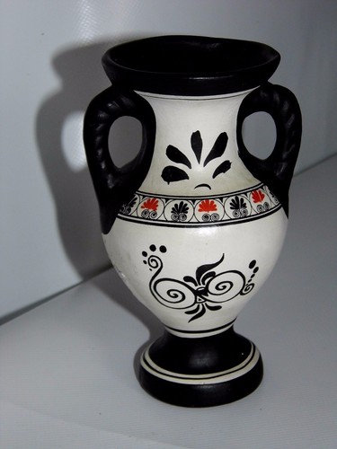 Vase grecque amphore signé - vase,