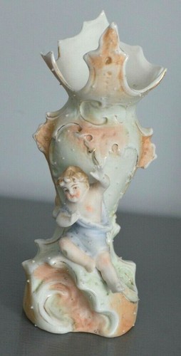 Figurine chérubin vase - ,