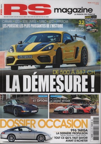 Magazine 251 porsche 996 - rs,