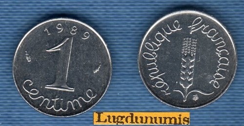Centime épi 1989 - , sup