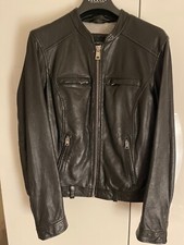 BLOUSON EN CUIR OAKWOOD - MODÈLE MOON - NOIR - TAILLE S - NEUF !