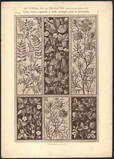 1900 Lithographie Art nouveau