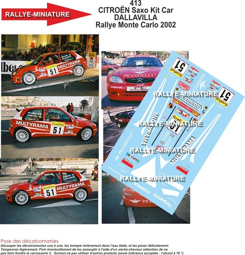 Decals ref 0413 citroen - decals, 1/18