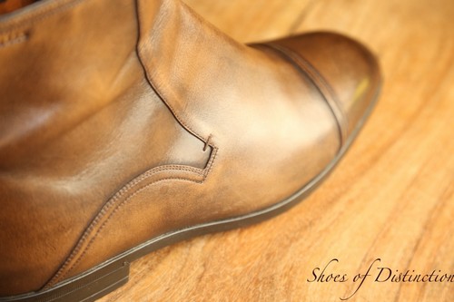 Chaussures bottes zippées