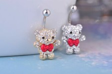 Bear Drop Body Piercing Belly
