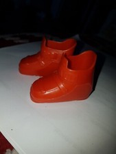 Chaussure De Ski Orange  De Poupée Munecas Nancy Famosa Vintage 