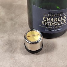 Bouchon stoppeur métal bouteille Champagne Charles Heidsieck France Vintage 1990