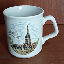 Mug, Tasse En Porcelaine Anglaise, Church Of St Mary, Alcester, Goodliffe Neale