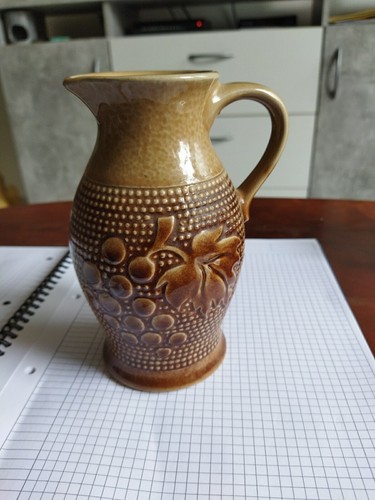 Ancien pichet grès marron - ancien,