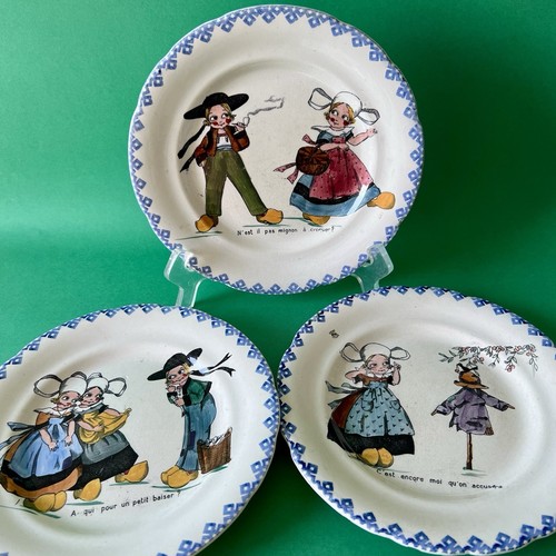 Assiettes anciennes cie - &,