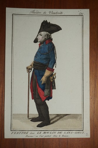 Gravure couleur xix costume - couleur,