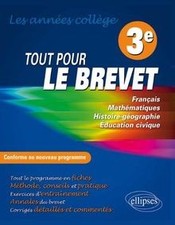 Tout le Brevet 3ème Français Mathématiques Histoire-géogra... | Livre | état bon