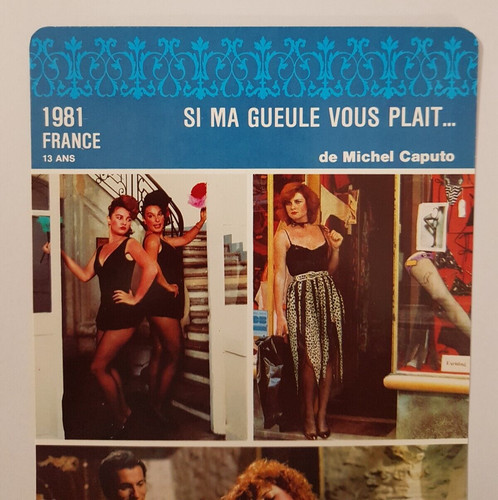 Carte fiche cinema série - carte,