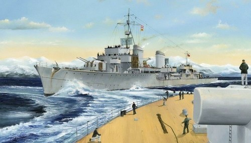 Trumpeter destroyer allemand - trumpeter,