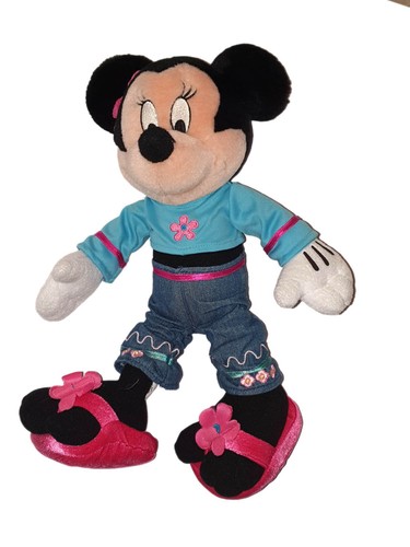 Peluche doudou minnie fleur - peluche,