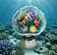 Vallauris coquillage veilleuse - vallauris,