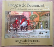 CECIL ALDIN AFFICHE ORIGINALE EXPOSITION BEAUMONT EN AUGE 