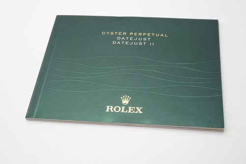 Livret rolex datejust - rolex,