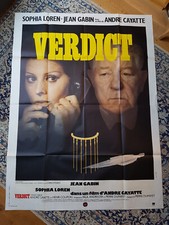 Affiche 1974 VERDICT 120x160