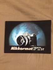 Nikon Nikkormat FTN 35mm Film SLR Camera Sales Brochure 14 Pages New Old Stock