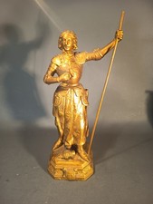 Sculpture Jeanne d'Arc En Régule