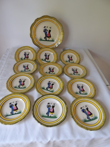 Ancien service dessert - ancien,