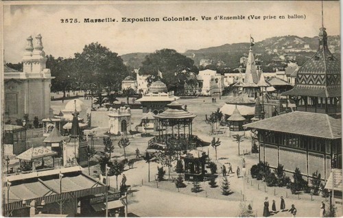 Cpa marseille expo 2575 - expo, vue