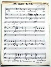 Partition vintage sheet music BIKINI : Docteur Soul * 80's Delabrière