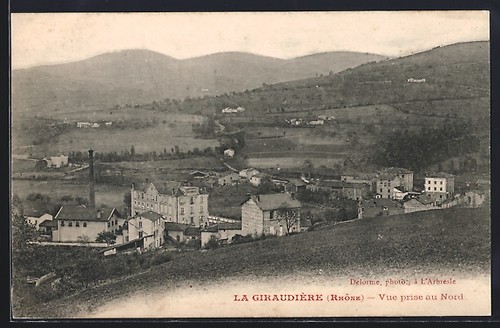 Cpa giraudière vue - cpa,