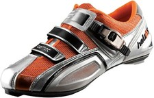 Chaussures De Vélo De Route Carnac Helios En Carbone Rouge Orange