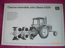 ANCIEN   PROSPECTUS   PUBLICITAIRE    CHARRUE    JOHN  DEERE  4200