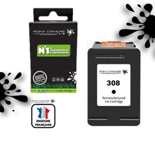 308 - NOIR  - 7FP21UE -  Grande capacité de Marque Francaise POINT D'ENCRE -