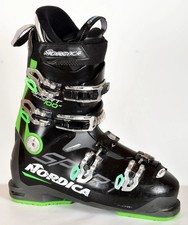 Nordica SPORTMACHINE 100 R black / green - Chaussures de ski d'occasion