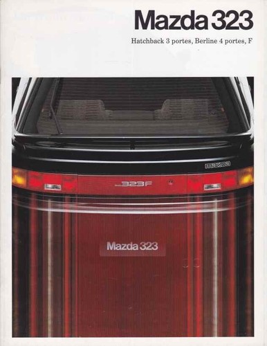 Catalogue brochure mazda 323 - mazda,